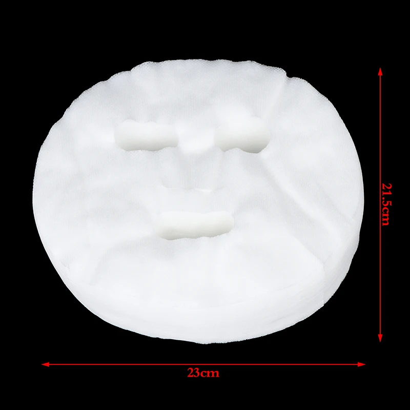 100-Pack Natural Non-Woven Fabric DIY Facial Mask Sheets