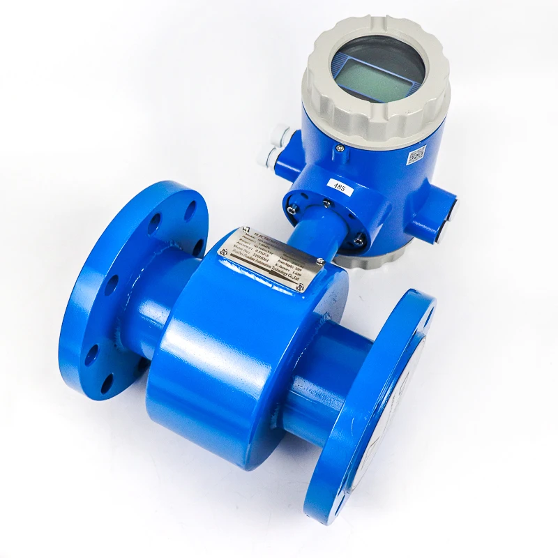 Electromagnetic Flow Meter Dn15 Dn300 1" Ce Flange Wastewater Sewage Strong Acid Alkali Flow Meters