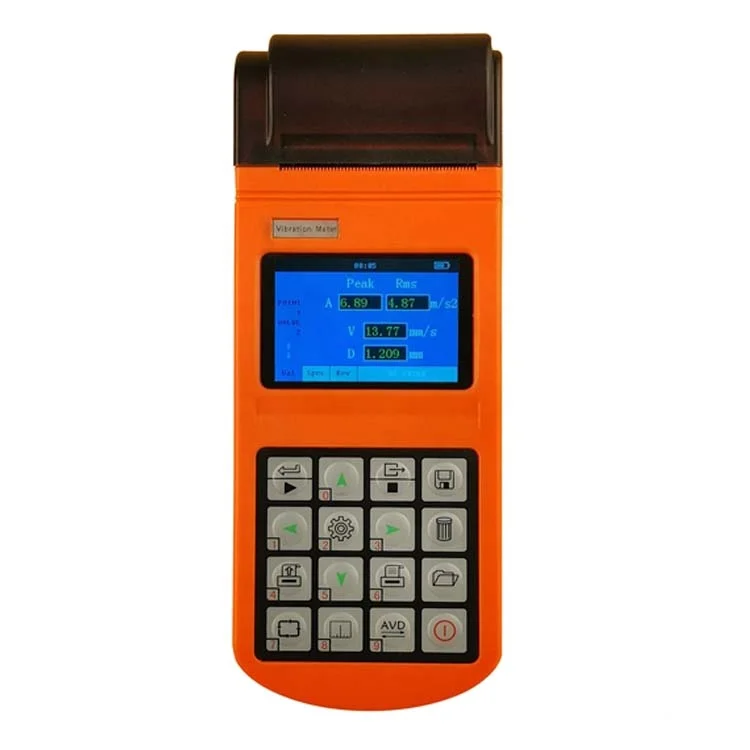GA-3820 Portable Probe Vibration Meter Digital Velocity Vibration Analyzer 3