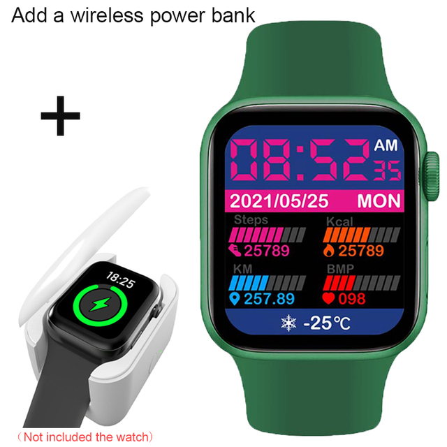 Gift Smart Watch Men Wireless Charging 44MM Dial Call Original IWO 1.75 Inch Smartwatch Smart Watches Women For Android IOS