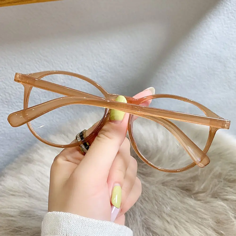 Trendy Myopie Gläser Männer Frauen Ultraleicht Runde Anti Blau Licht Nahe Sicht Brillen Retro Minus Dioptrien Brillen -1,0 ~-4,0 – Detail 9