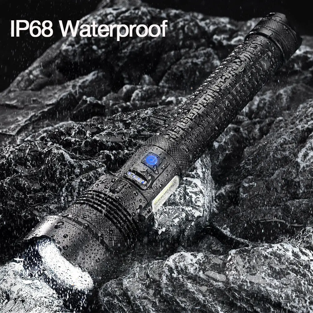 Яркий водонепроницаемый фонарик с USB-зарядкой, XHP360 (art.: 3920c42ecbacc) - 3920c42ecbacc