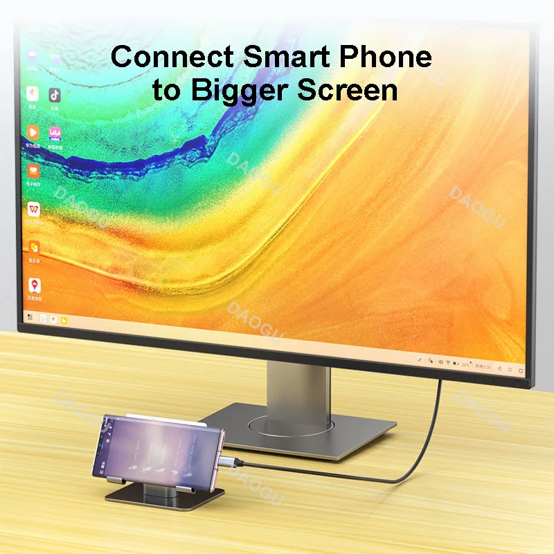 Ultra-High Definition USB-C to HDMI Cable Adapter – 8K & 4K Support, Multiple Lengths Available for Smartphones & Laptops
