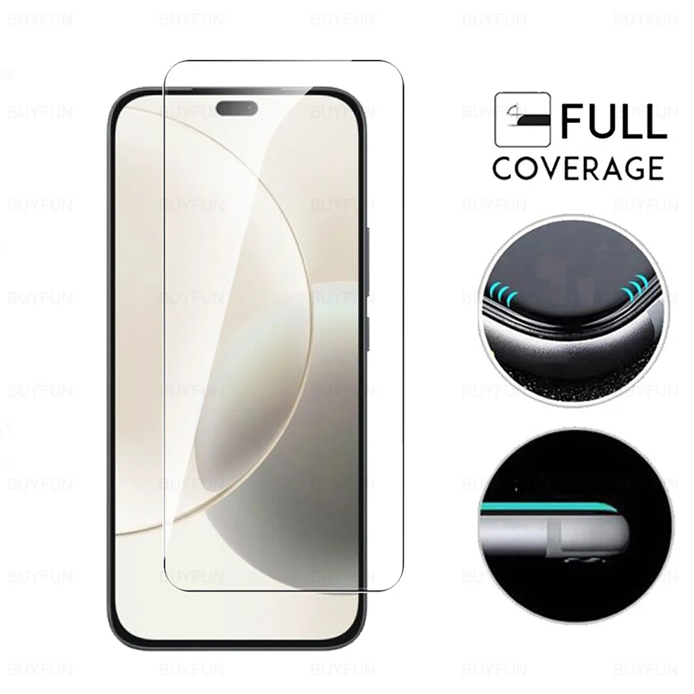 4-Pack Full Coverage Tempered Glass Screen Protector