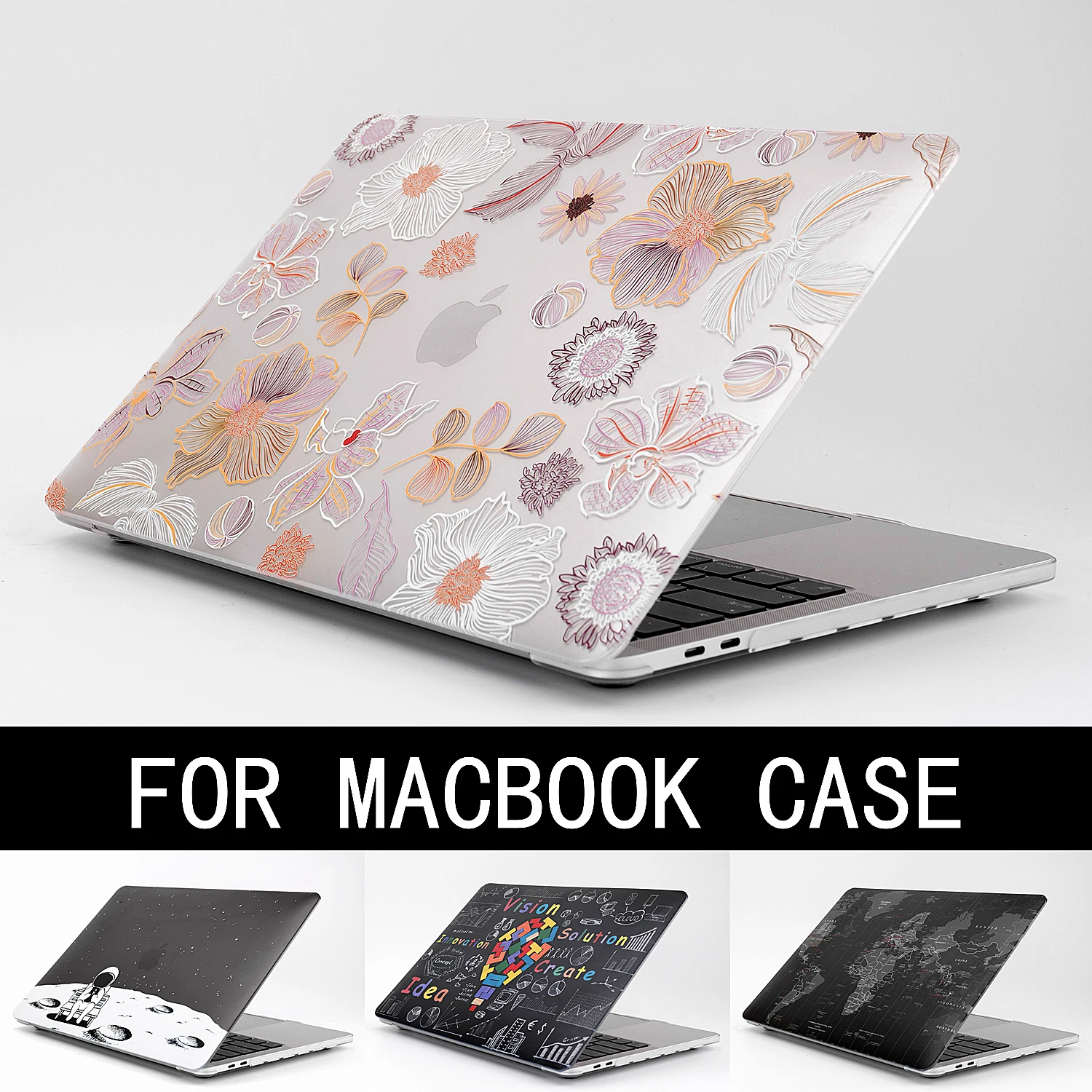 Caixa do Portátil para Apple Macbook Air 13 m2 A2681 2337 Pro 13 A2338 Pro 14 A2442 A2779 A2992 A2918 2023 Tampa Nova