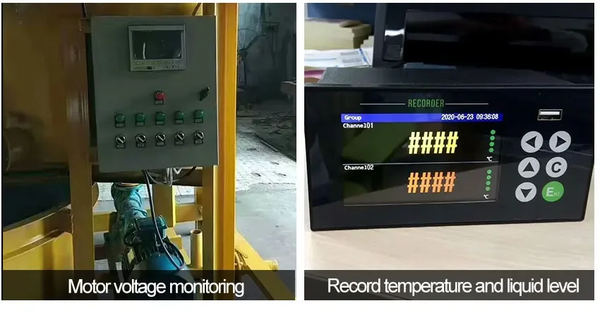 Multichannel Data Recorder PT100 K TC Temperature Sensor Datalogger Color Screen