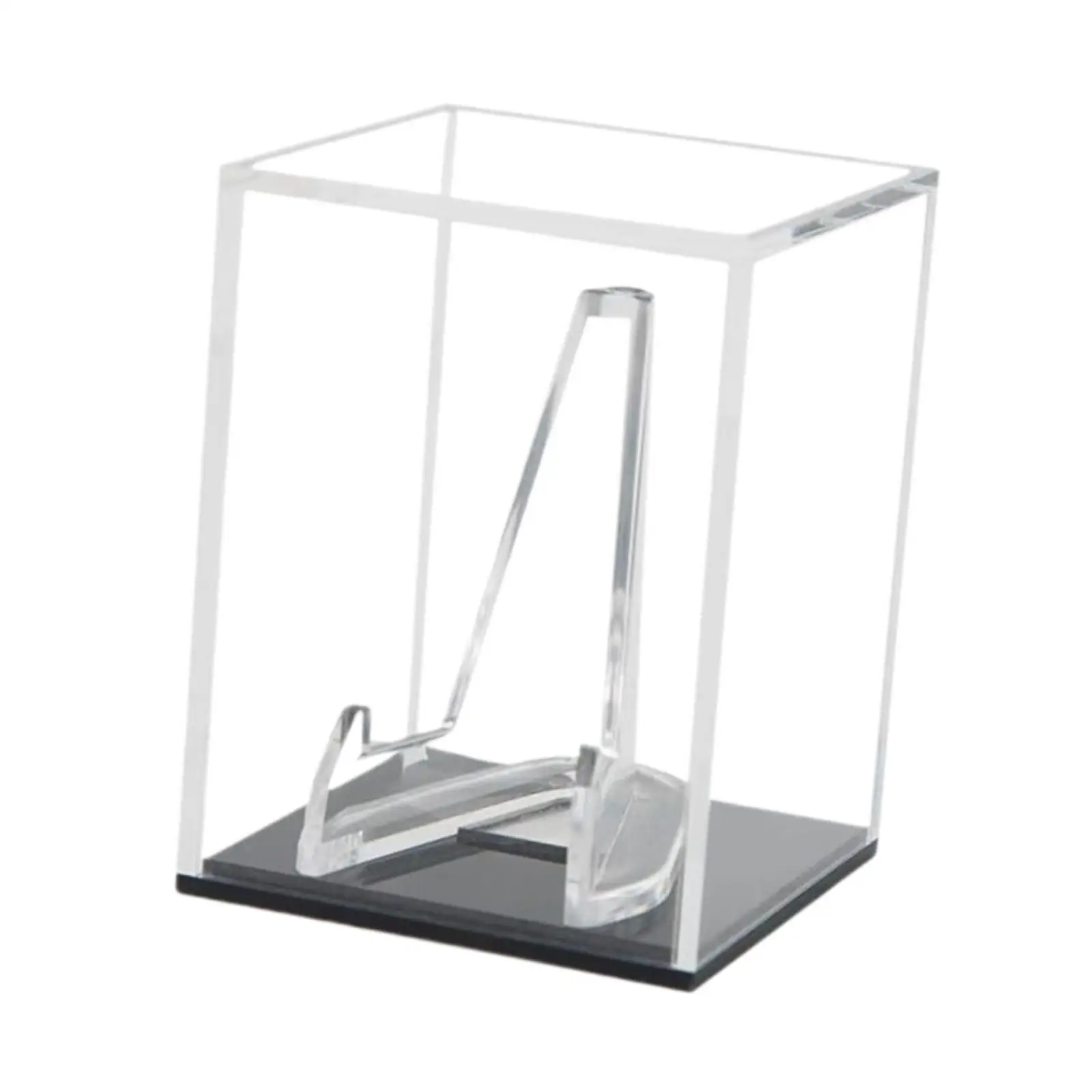 Guitar Pick Display Box with Stand Rack Storage Box Guitar Pick for Guitarists Electric Bass Ukulele Lover Players Musician