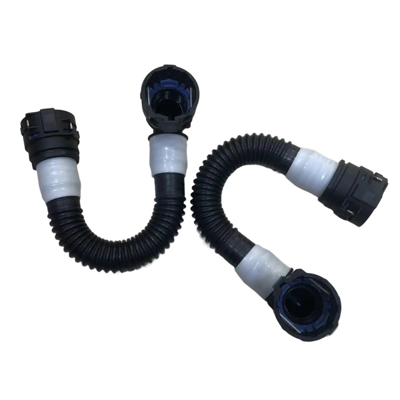 

2 Pack Hose FDU Powertrain Return Coolant Pipe Black Durable In Use 1631597-00-A For Tesla Model 3 Model Y 2021-2023 163159700A