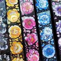 1Roll 2M Adhesives large Flower handbook PET Decoration Material loop sticker Scrapbook cut 60mm*2m Tape Flower confession 2