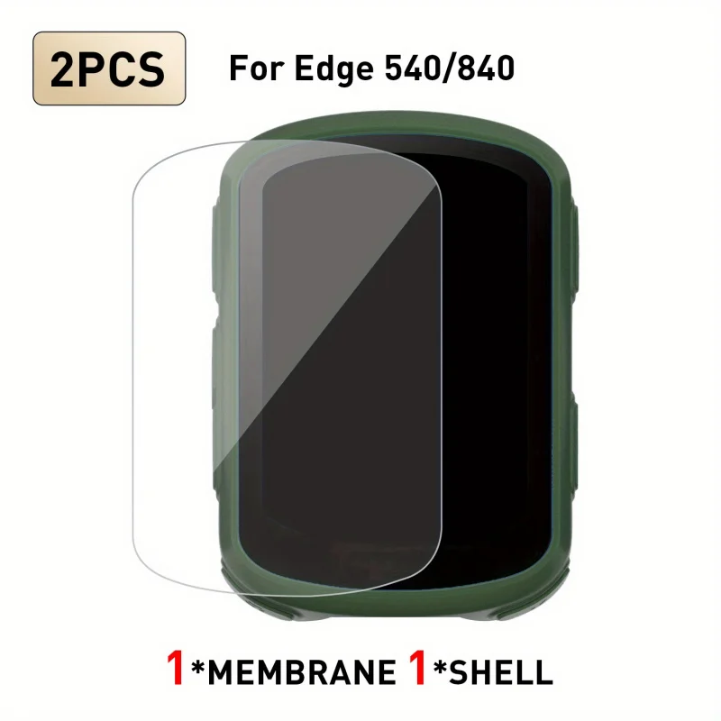 Silicone Screen Protector for Scratch & Impact Resistance with Button Protection for Cyclists