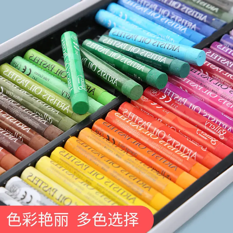 MUNGYO Artist Soft Oil Pastel Set 12/25/50 Professional Painting Drawing Graffiti Art Crayons Washable Round Colored Chalk oil pastels