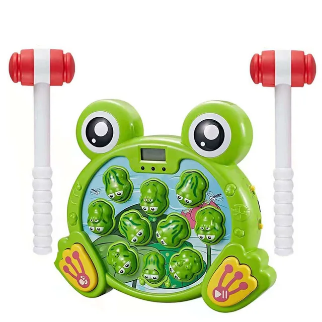 Christmas Interactive Whack A Frogs Game, Learning, Active, Early Developmental Toy Toys Children Doll Toys For Kid Girl Boy 2
