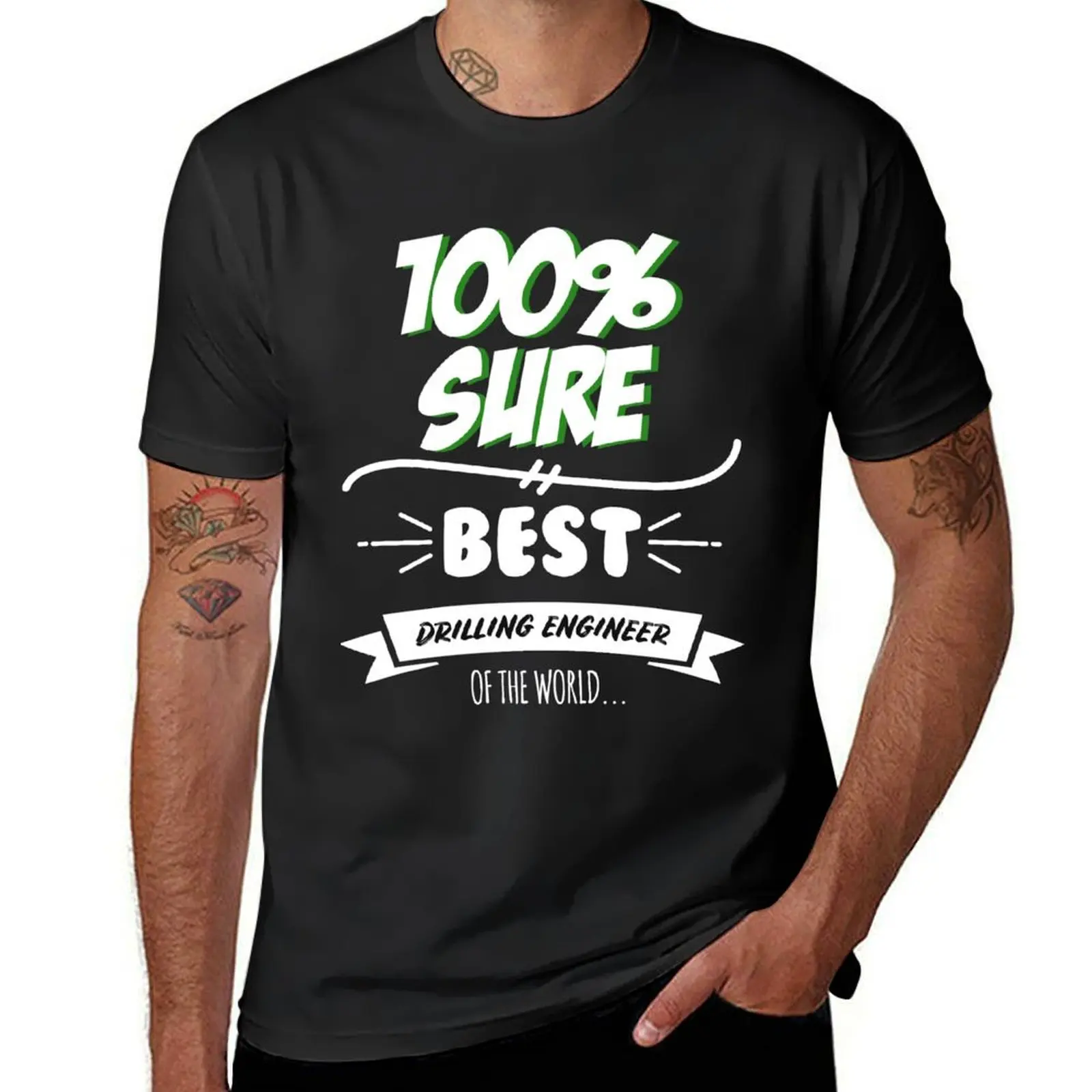 

Drilling Engineer Funny Slogan Hobby Work Worker Job Fun Saying Gift T-Shirt vintage clothes heavy weight t shirts for men