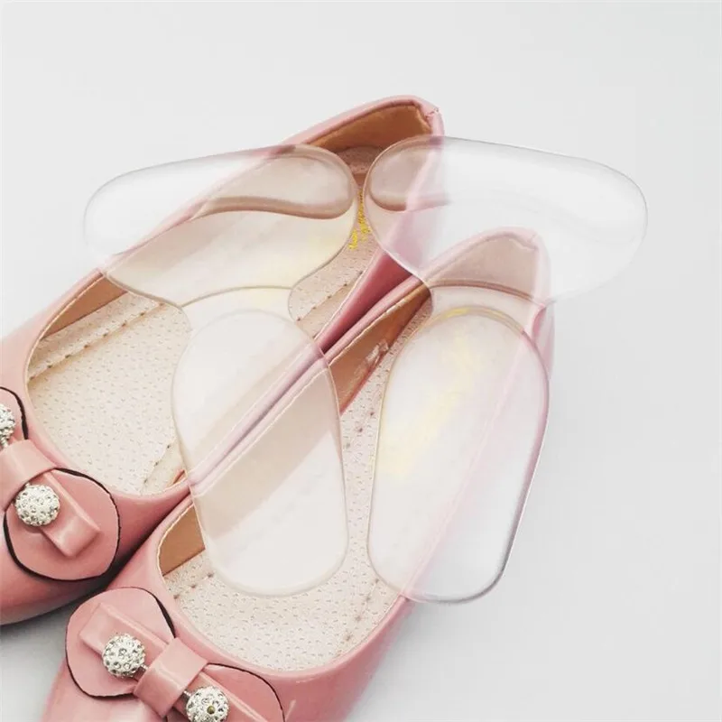 Silicone Heel Stickers Shoe Cushion Heel Protector for Shoes High Heels Inserts Pads Shoe Adjuster Women Half Insoles 2PCS