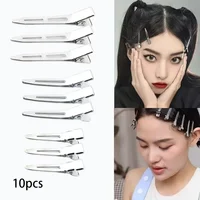 10 pièces professionnel dames Salon cheveux fixes pas de courbure épingle à cheveux Curl pince à cheveux maquillage sans pli pince à cheveux outil de coiffure 1