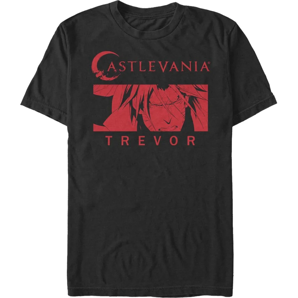 T-Shirt Castlevania Con Foto Rossa Sparty