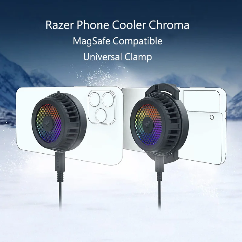 Razer Phone Cooler Chroma (MagSafe対応) Amazon.com: Razer Phone Cooler Chroma: Available for iPhone