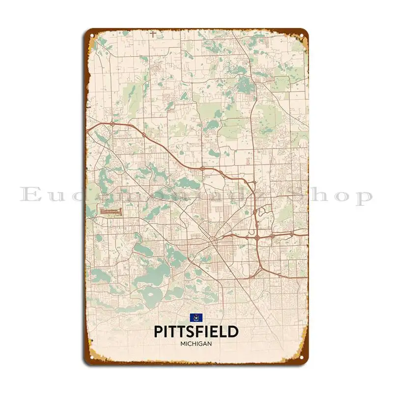 

Pittsfield Mi Metal Sign Garage Club Garage Club Customize Club Tin Sign Poster