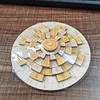 Turntable Digital Huarong Road Number Puzzle Wooden Montessori Toys IQ Test Brain Teasers Math Games For Kids Rompecabezas Niños 2