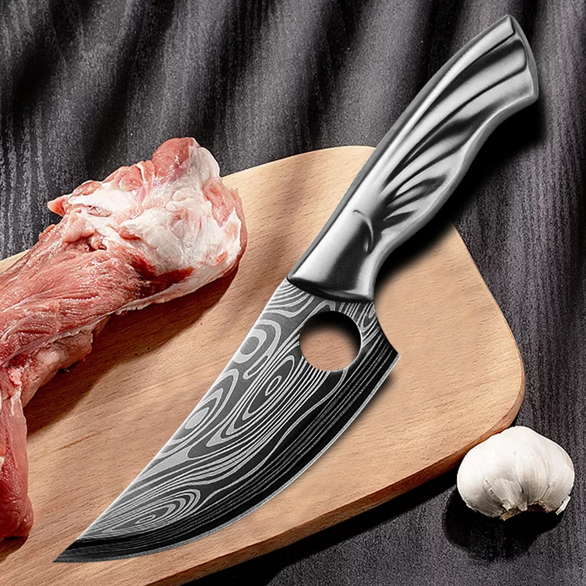 

5.5INCH Damascus Kitchen Knife 5CR15 Hunting knife Stainless Steel Japanese Knives Butcher Knife For Kitchen Tools