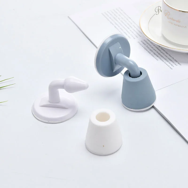 Mute Non-punch Silicone Door Stopper Touch Toilet Wall Absorption Door Plug Anti-bump Holder Gear Gate Resistance Stop door stopper silicone door stopper door stopper bumpers silicone rubber bumpers