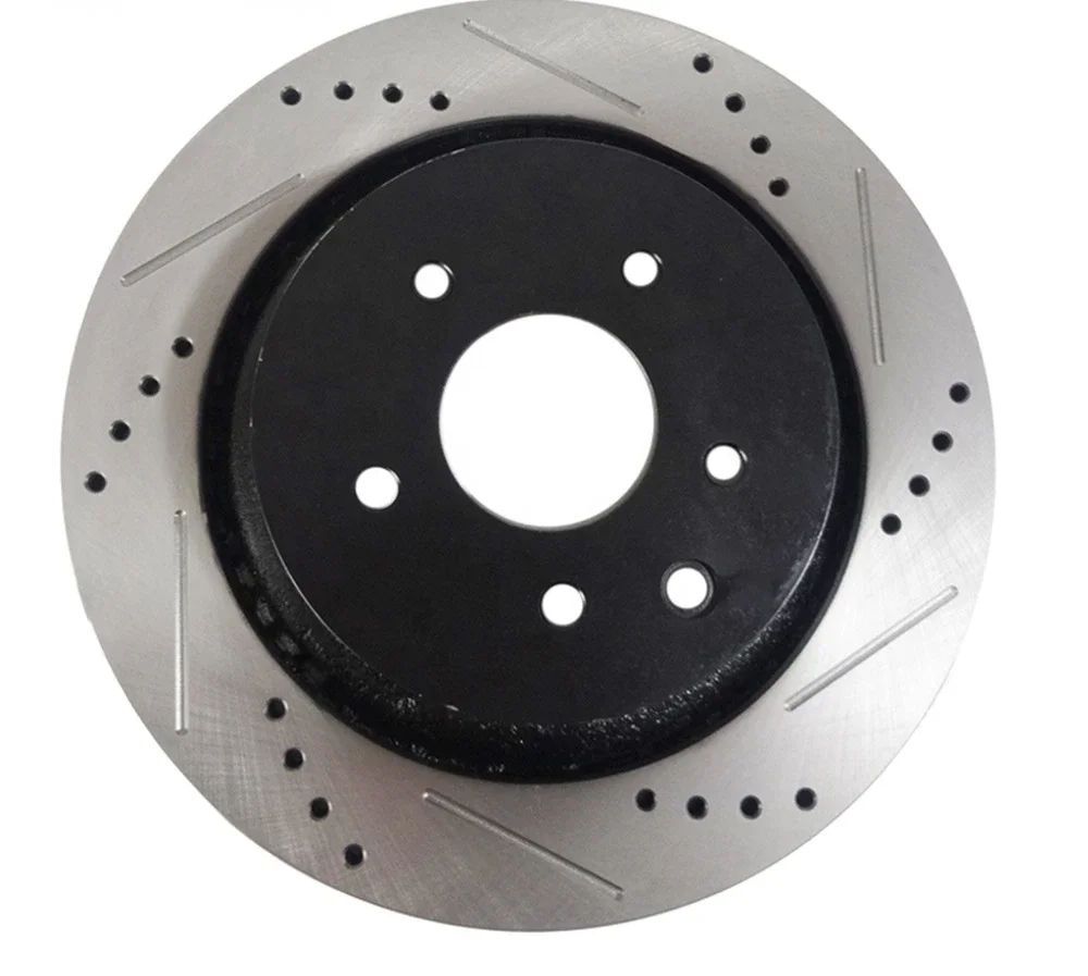 Auto Parts Cross Drilled Slotted Brake Rotors For Nissan Versa Altima Honda Mazda 929 Model Cx9 Bt 50 For Toyota Land Cruiser
