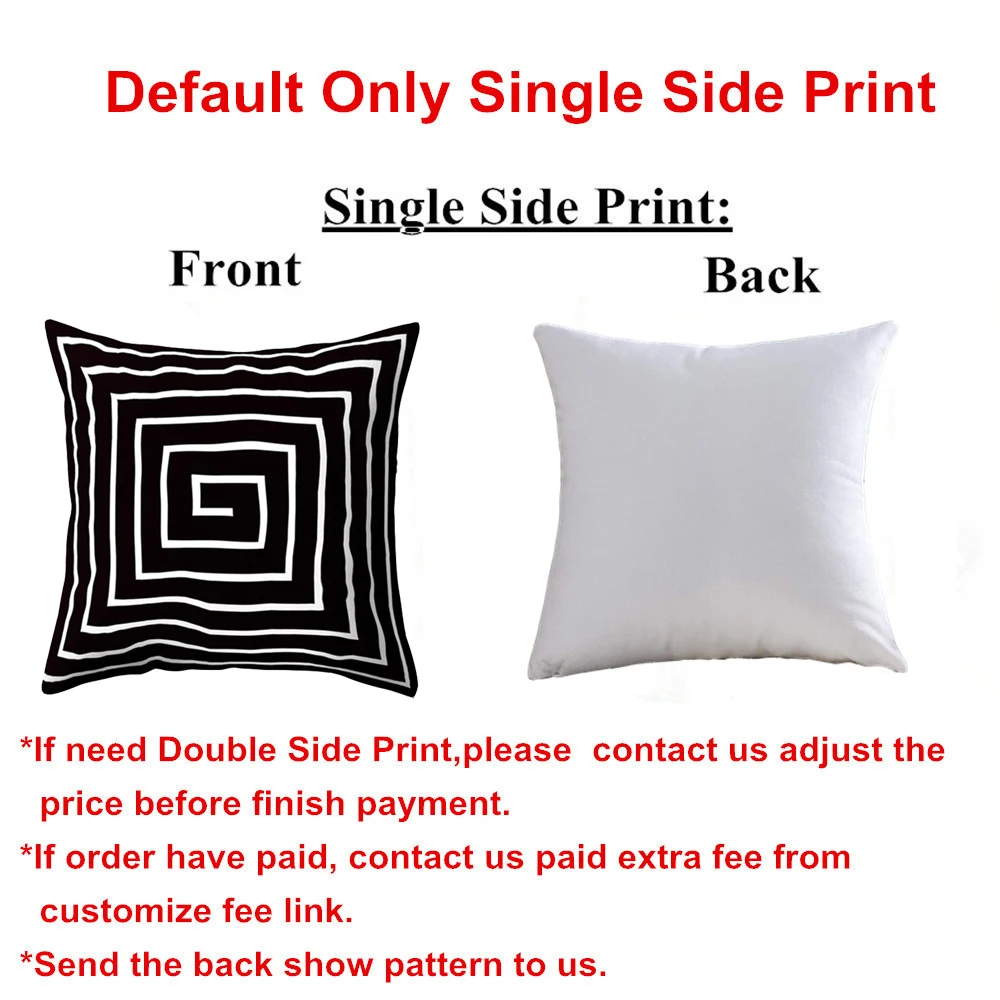 2022 Black White Geometric Creative Print Cushion Cover Sofa Decoration Pillow Cover Comfortable Simple INS Home Decor 45x45CM