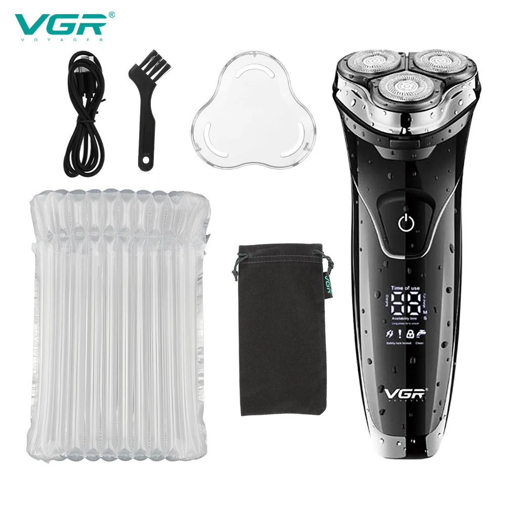 VGR ماكينة حلاقة كهربائية احترافية 3 في 1 3-رئيس ا...