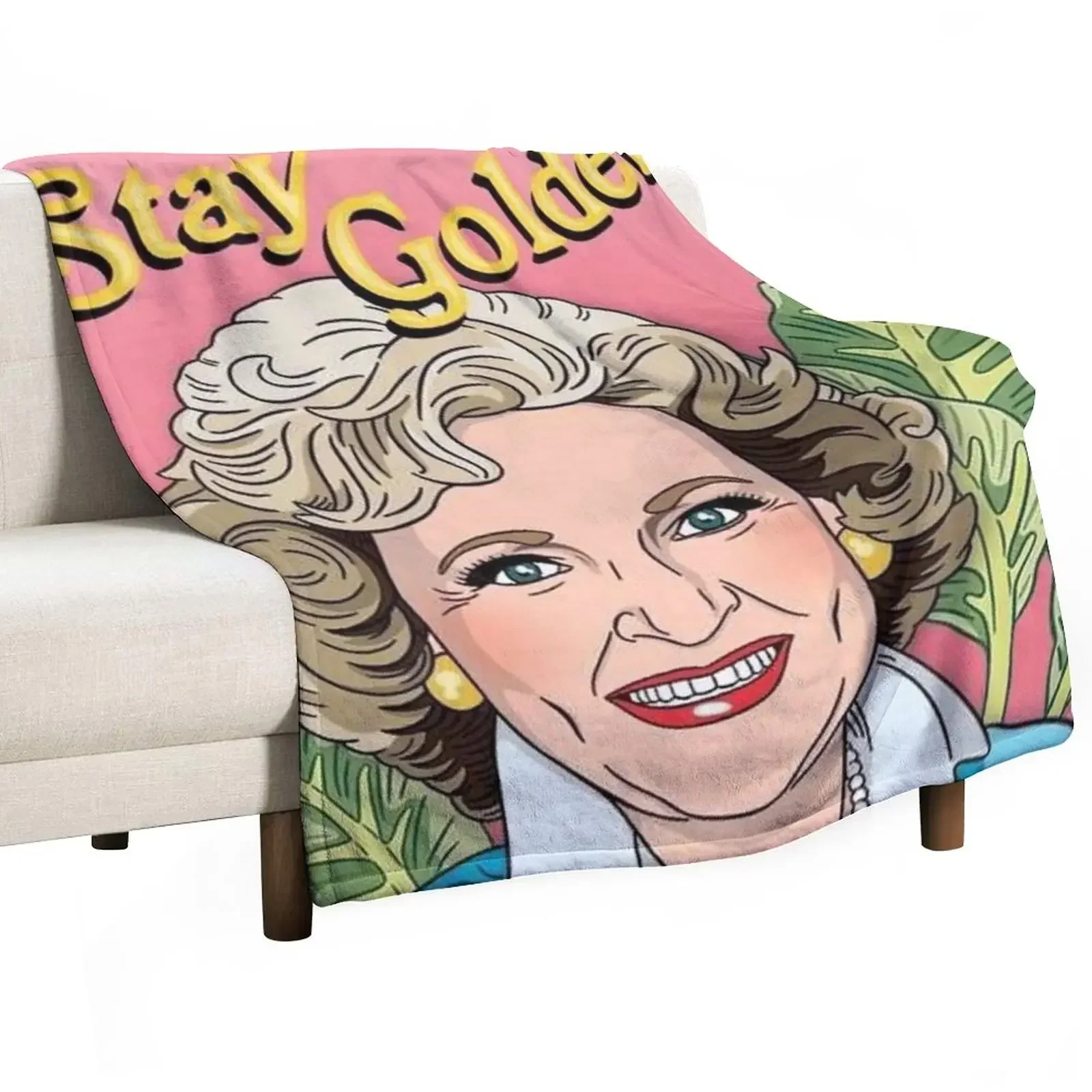 

Stay Golden Girls Throw Blanket Summer Beddings Luxury Thicken Heavy Blankets