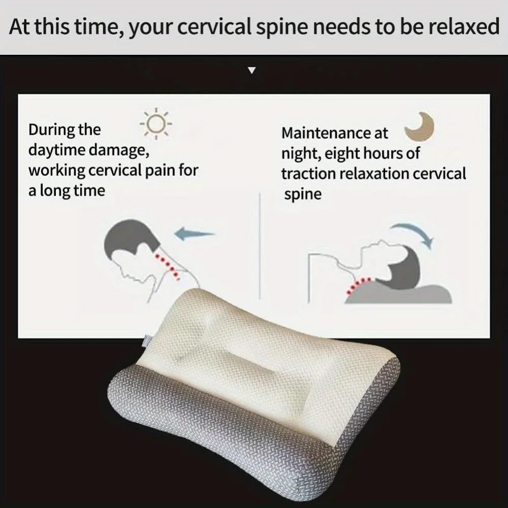 Ergonomic Memory Foam Cervical Orthopedic Pillow