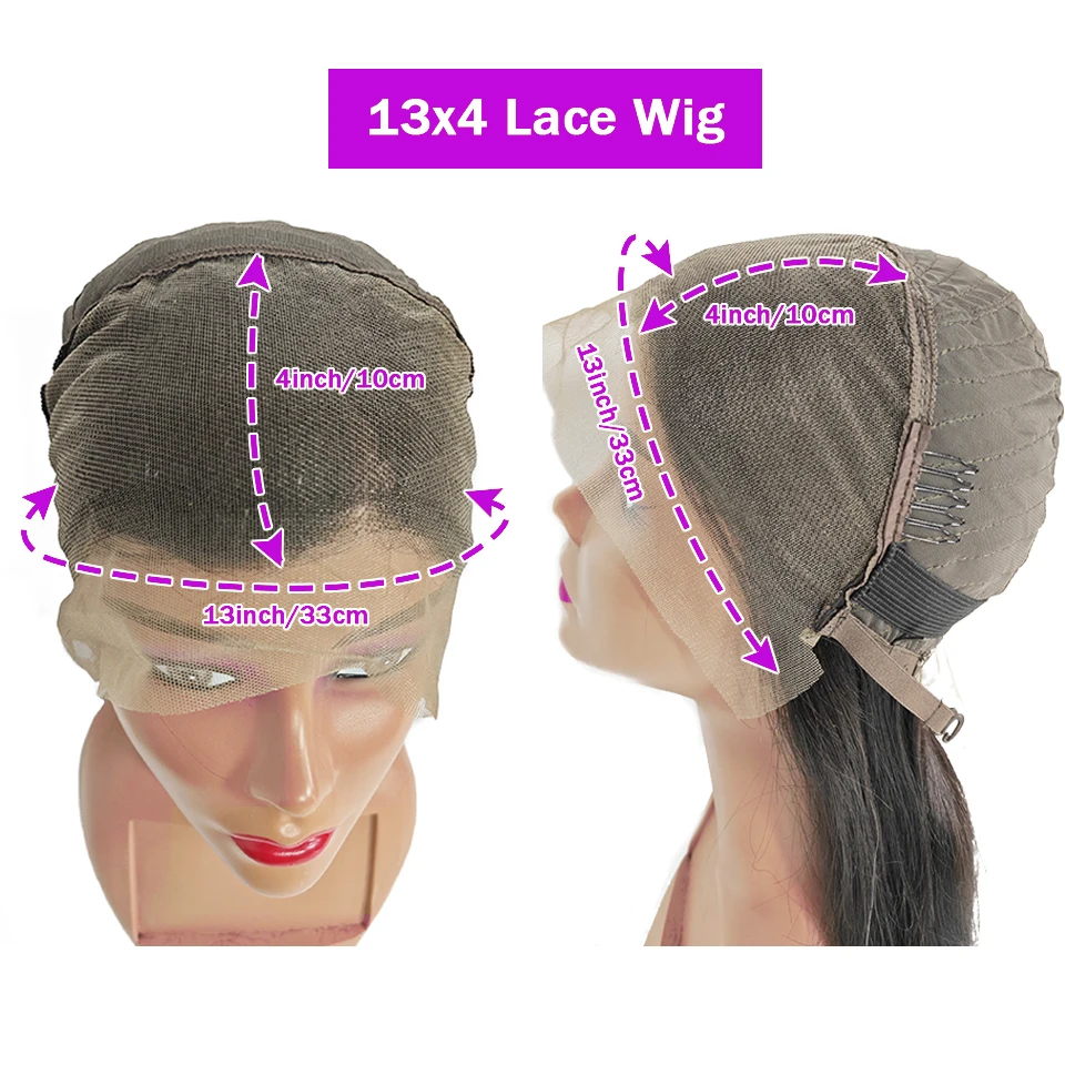 Short Bob Wigs Human Hair Loose Wave 13x4 Body Wave Lace Frontal Wig Vietnamese Virgin Human Hair Wigs For Women Preplucked 200% 6