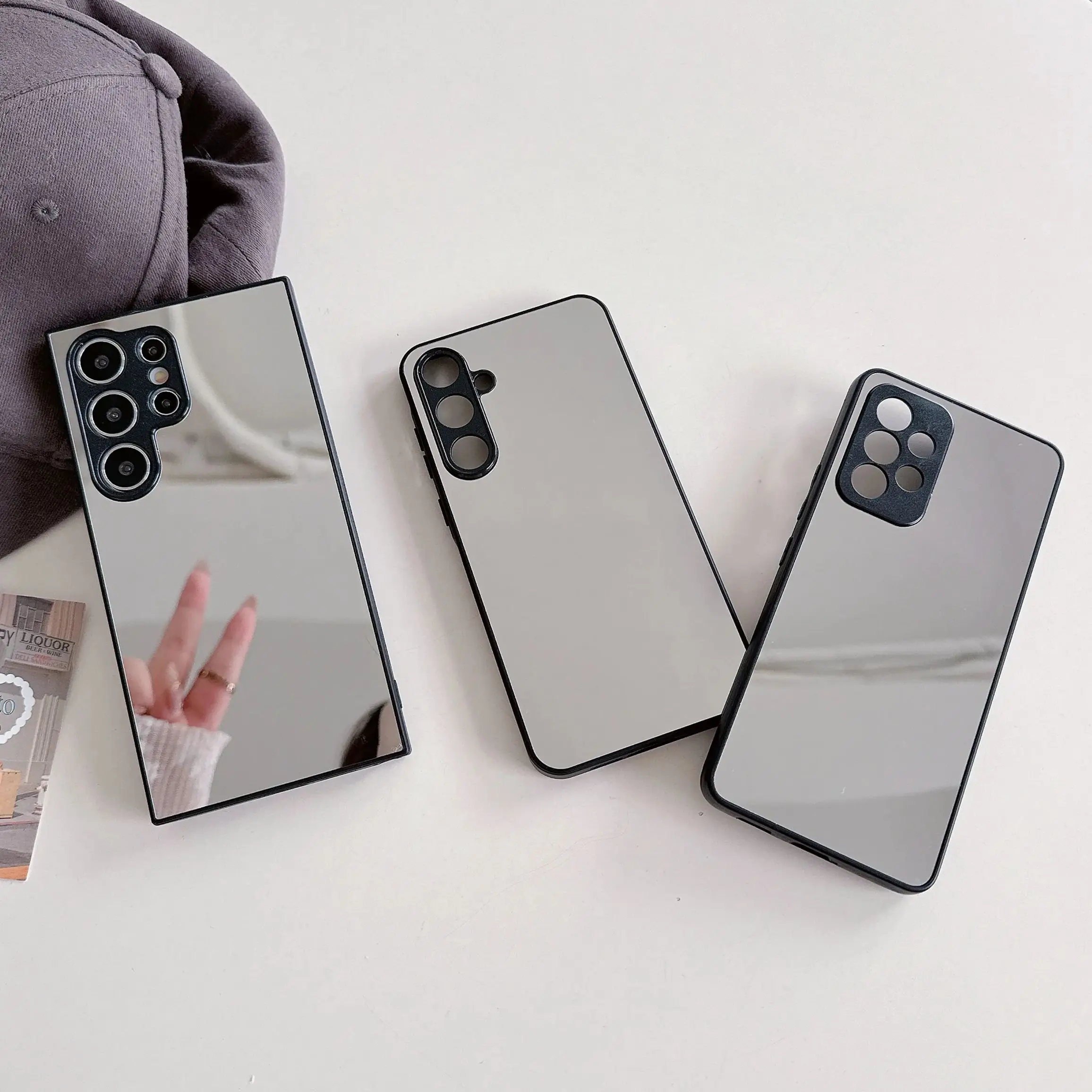 Elegant Makeup Mirror Phone Case with Enhanced Protection