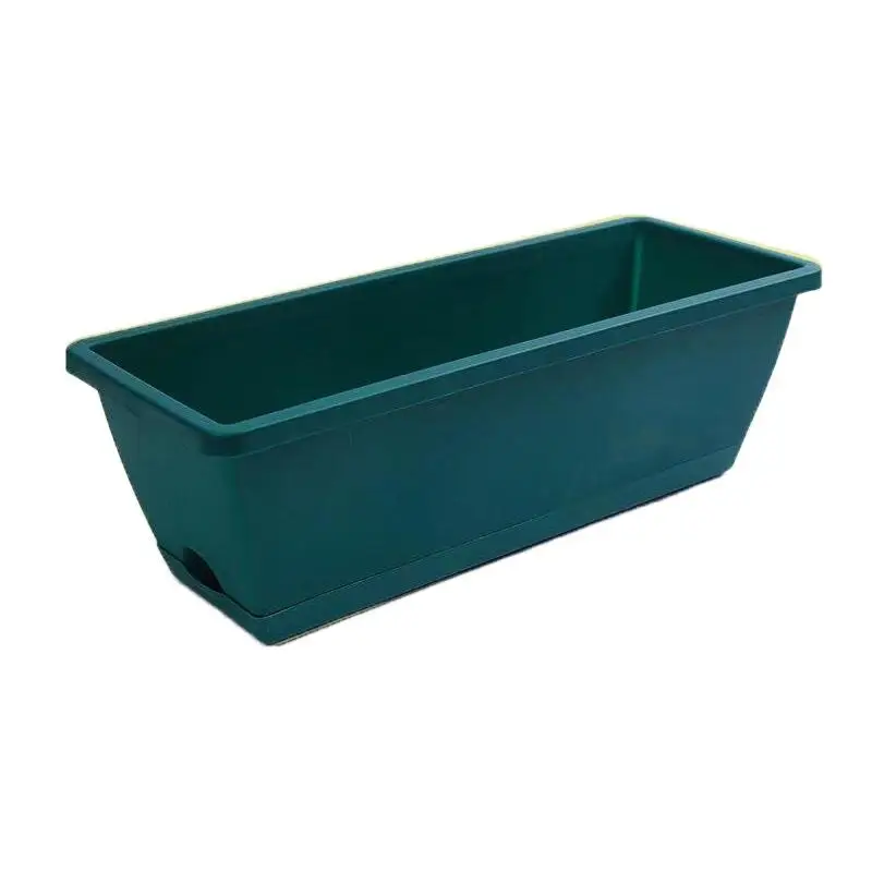 Compact Self-Watering Planter for Indoor Herbs and Vegetables with Drainage Base