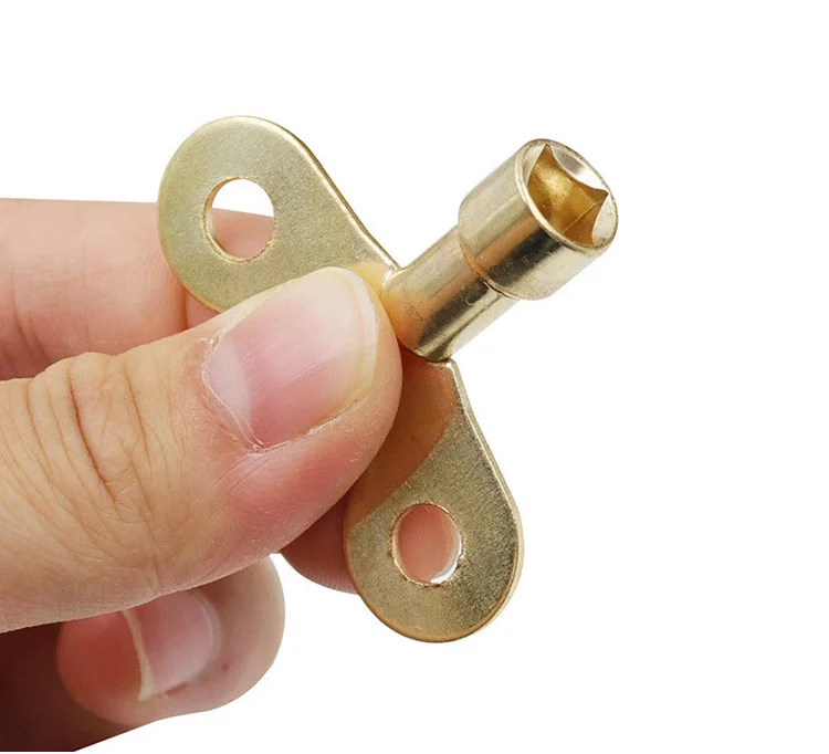 5pcs Plumbing Hole Faucet Key Radiator Water Valve Tap Square Socket Special Lock Wrench