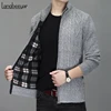 2025 Thick Warm New Fashion Brand Sweater Cardigan For Men Slim Fit Jumpers Knitred Winter Korean Style Casual Mens Clothes 1