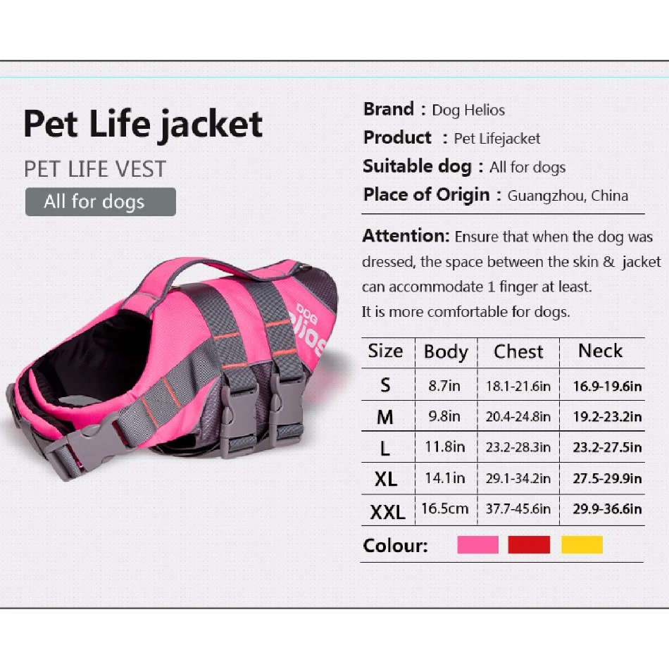 Dog Life Jacket Vest 3