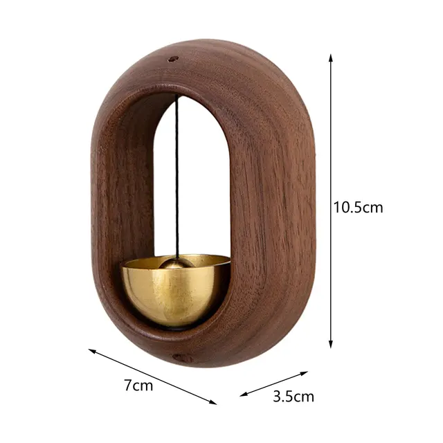 Campanello Porta In Legno A Forma Di Animale - Decorativo Con Suono Dolce, Per Casa E Negozi - Foto 8