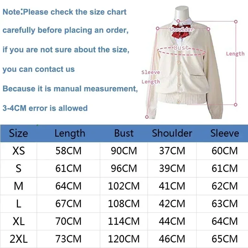 Japan School Sweater for Student Preppy Jk Cardigan Girl Jacket Autumn Winter Japanese Uniform High School Clothes Loli Cosplay