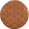 Ascot Ottoman in Full-Grain Pure-Aniline Italian Tanned Leather in Cognac Tan 3