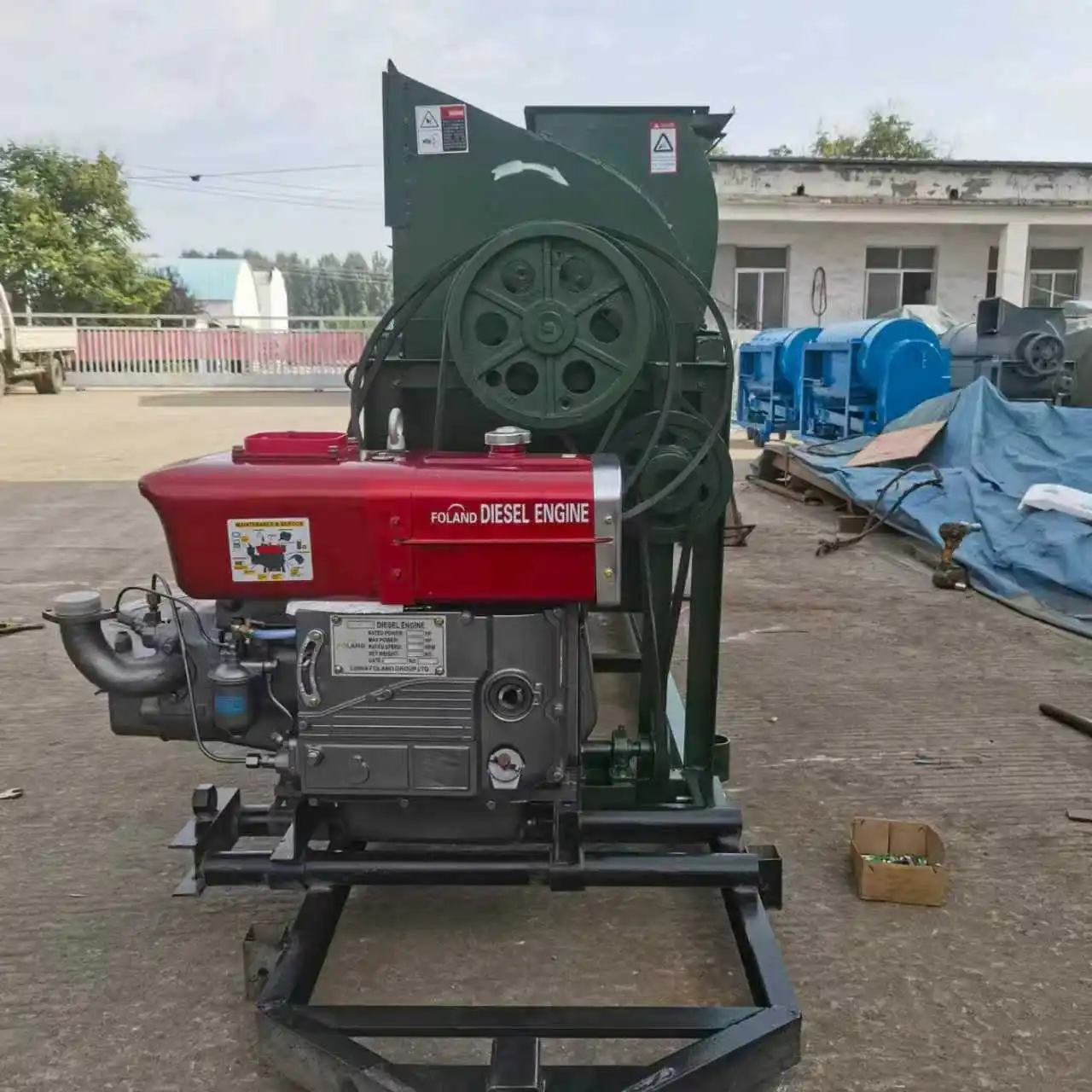 4T-6T/hour 12HP Diesel Engine Special Corn Peeling And Threshing Machine Farm Maize Corn Thresher And Sheller Machine HJ-TYM850