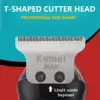 Kemei-5090 Hair Trimmers with Digital Display, Professional Barber Pusher for Men, Random Graffiti Pattern Hair Clipper Electric 3