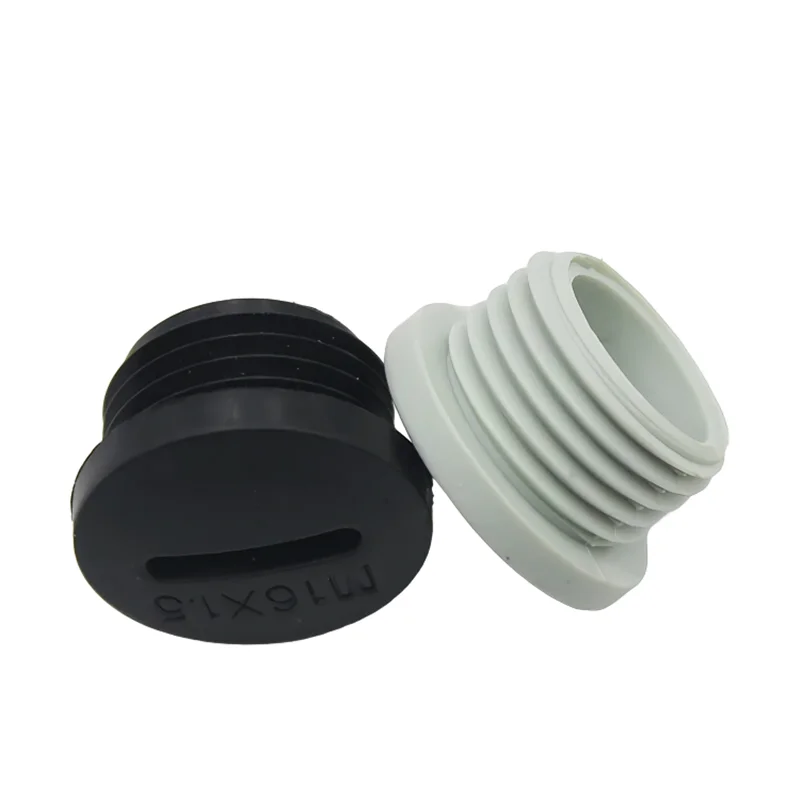 IP68 PA66 Nylon Cable Blind Plug Threaded Cable Gland Screw End Cap Covers For PG Gland Joints 10pcs Packed