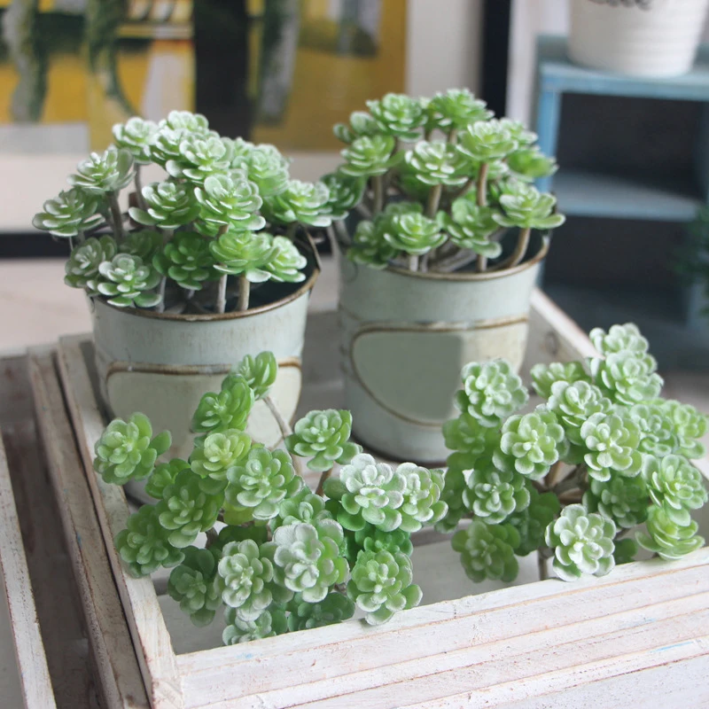 Artificial Succulent Garden Decor - Mini Flower Ornaments