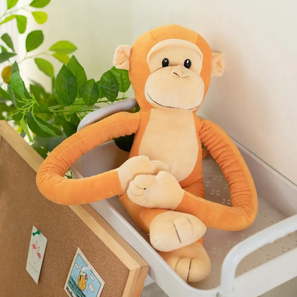 Cute Little Monkey Plush Doll Lovely Gibbon Plush Doll Long Arm