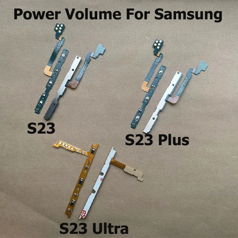 

Новинка для Samsung Galaxy S23 Plus ультра переключатель включения/выключения громкости кнопка отключения звука ленточный гибкий кабель Замена