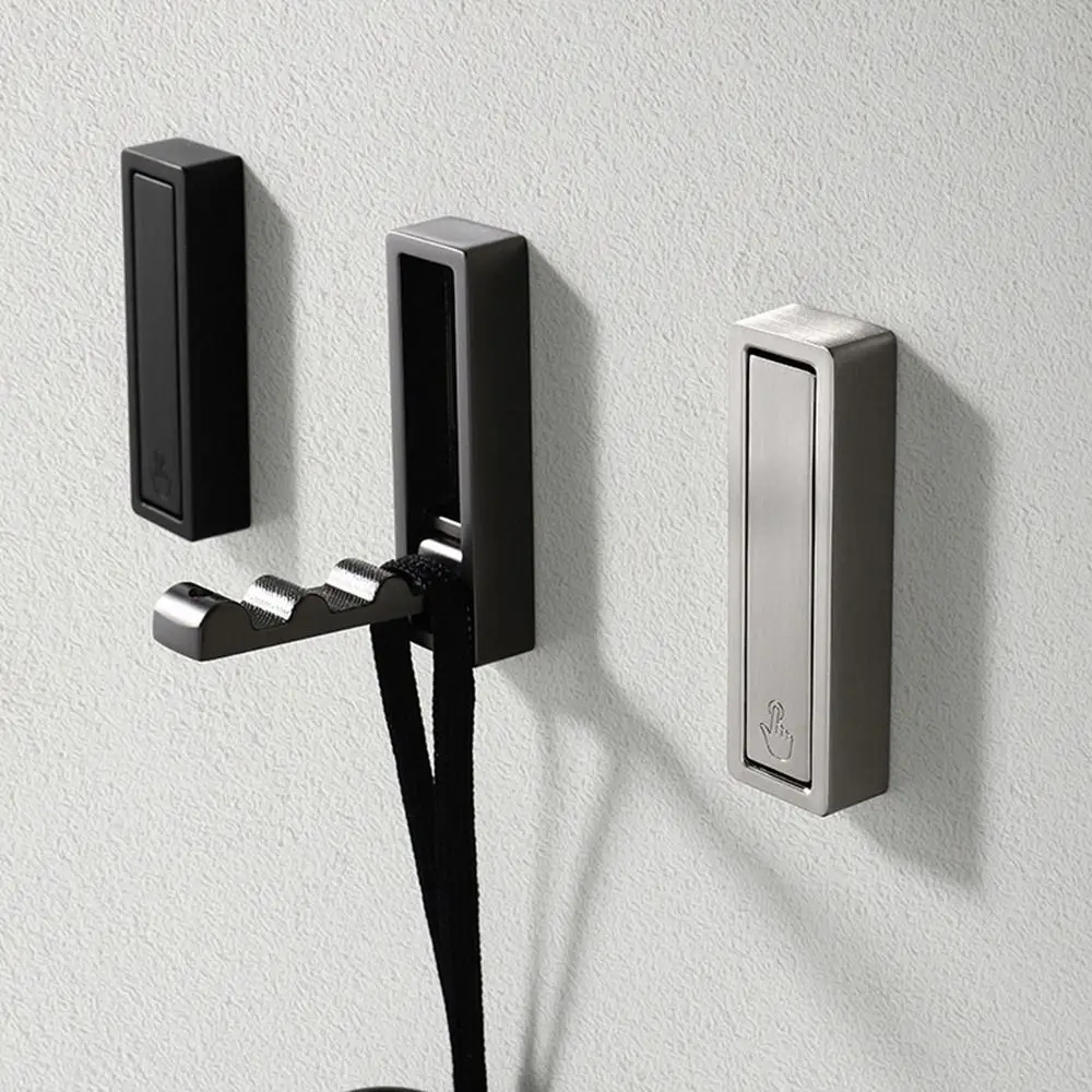 wall clothes hook wall hanger towel hook kitchen hook stainless steel hook adhesive hooks suction cup hooks zinc alloy folding wall hook multifunctional heavy duty rustproof hidden robe hook wall hanging clothes hooks bathroom