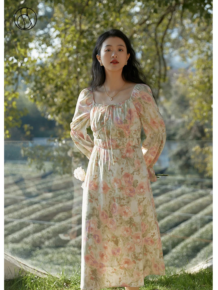 mid calf a line dress