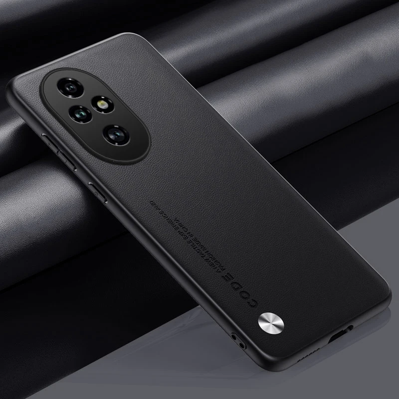 Luxury PU Leather Matte Silicone Phone Case - Full Protection Back Cover