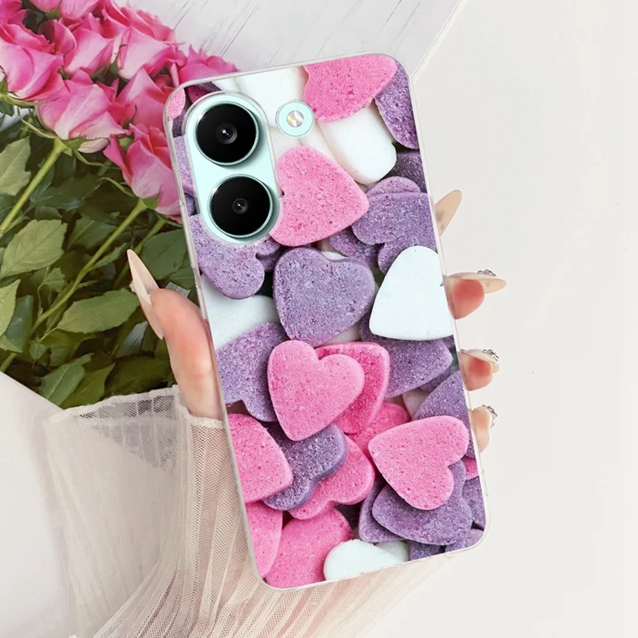 Colorful Flowers Painted Soft Slim Phone Case Cover