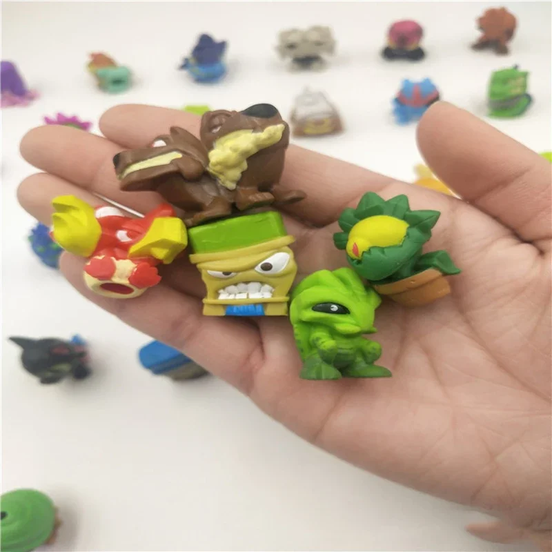 New Arrival 100pcs/lot Anime 3D Trash Figure Pack Soft Monster Model Toy Collectible Gift for Kids Boy Wholesale